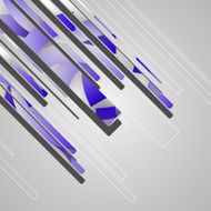 Abstract futuristic geometric shapes N16