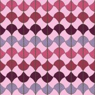 Abstract Traditional African Ornament Warm violet colors Seamless vector pattern