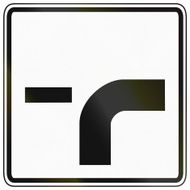 Priority Route At T-Junction