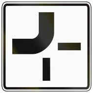 Priority Route At Junction
