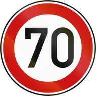 Speed Limit 70 N2