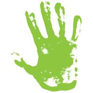 Green Hand Print N9