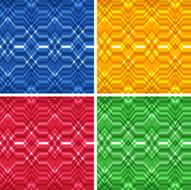 Set of Seamless Color Abstract Retro Vector Backgrounds N2