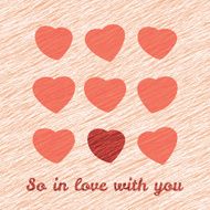 &#039;So In Love with you&#039; Happy Valentine&#039;s Day Romantic Card N2