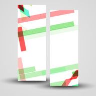 Vector banner set for your design N23
