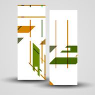 Vector banner set for your design N25