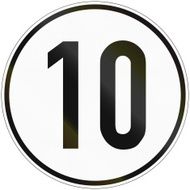 Speed Sign 10