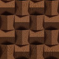 Leather blocks stacked for seamless background