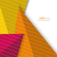 Creative abstract triangle pattern N18