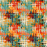 Colorful abstract art striped seamless pattern