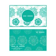 Vector abstract green decorative circles stars striped vertical round frame N3