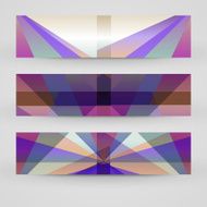 Vector banner set for your design N27