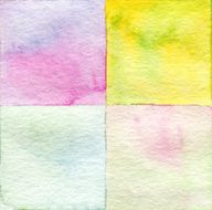 Abstract square watercolor painted background N2