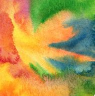 Abstract acrylic and watercolor painted background N25