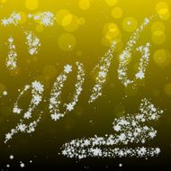 Snowing New Year 2016 generated hires texture N2