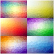 triangles background set