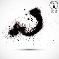 Vector watercolor stains N4