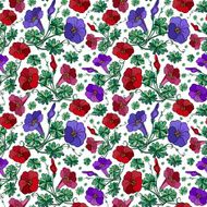 Seamless Floral Pattern N1606