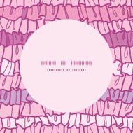 Vector pink ruffle fabric stripes frame seamless pattern background