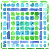 Abstract watercolor mosaic background
