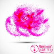 Vector abstract paint spray