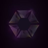 Abstract geometric crystal background N5