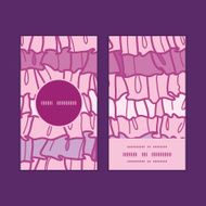 Vector pink ruffle fabric stripes vertical round frame pattern business