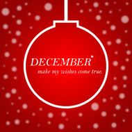Life motivation quote with Christmas background inspirational l