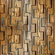 Decorative wooden pattern for seamless background N4