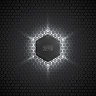 Abstract 3d vector dark background