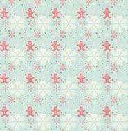 Snowflake Abstract Background Seamless wallpaper N99