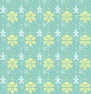 Snowflake Abstract Background Seamless wallpaper N118