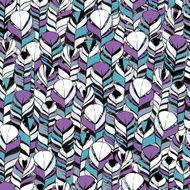 Seamless ethnic pattern with feathers N7