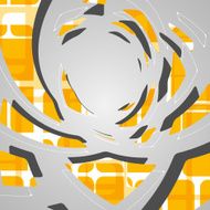 Abstract futuristic geometric shapes N18