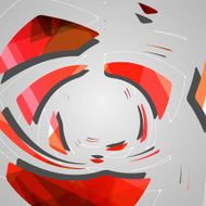 Abstract futuristic geometric shapes N20