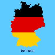 vector map of Germany N2