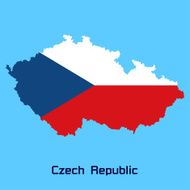vector map of Czech Republic N2
