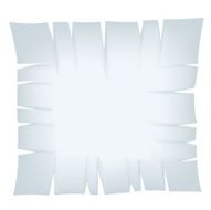 Square Light Blue Torn Banner