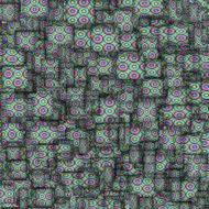ring pattern backdrop abstract fragmented pink blue