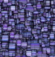 mosaic tile fragmented backdrop in blue purple