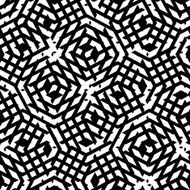 Geometric messy lined seamless pattern black endless backdrop