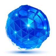 Vector grain technology object cobalt multifaceted pixel model
