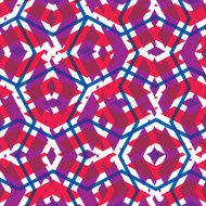Geometric messy lined seamless pattern colorful maze vector N8