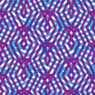 Geometric messy lined seamless pattern colorful maze