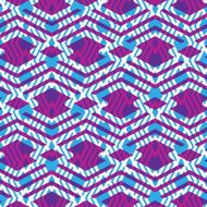 Colorful geometric seamless pattern symmetric endless backdrop