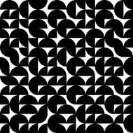 Black and white abstract seamless pattern contrast geometric