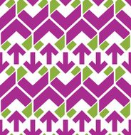 Bright abstract seamless pattern with arrows Vector wallpaper N6