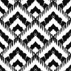 Hand drawn painted seamless pattern Vector illustration N76