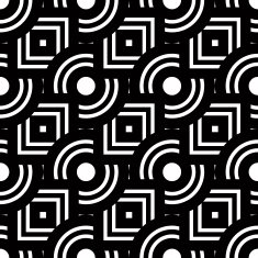 Seamless geometric pattern simple vector black and white stripe N2