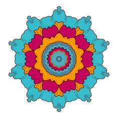 Mandala Round Ornament Pattern Vector